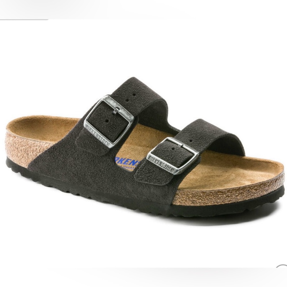 Birkenstock Arizona Soft Footbed in Velvet Gray Size 39